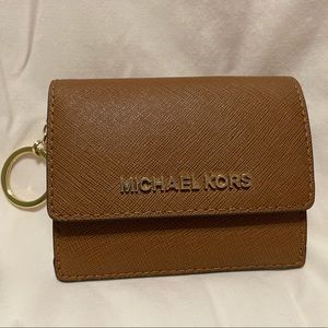 Leather Cardholder with key ring
